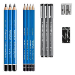 مجموعة Staedtler Mars Lumograph الفنية