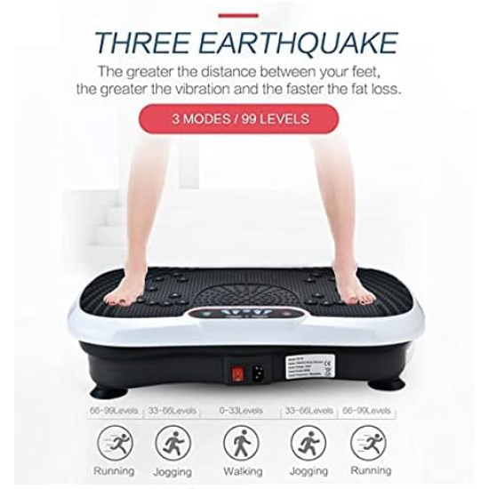 Vibration Plate Exercise Machine Home Fitness Weight Loss Equipment Massage Fitness Vibration Machine Mini Home Weight Loss Equipment