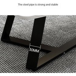 طاولات مركزية خشبية ذات مظهر رخامي عتيق لغرفة المعيشة