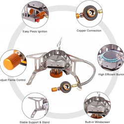 موقد غاز محمول للتخييم