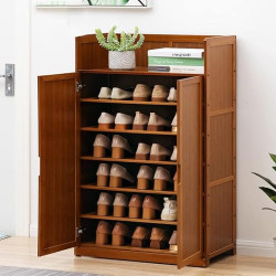 JOMILA Shoe Cabinet Household Door Storage Dustproof Simple Shoe Shelf Multi-layer Economic Non-solid Wood