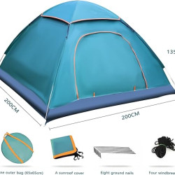 Beauenty Camping/Dome/Outdoor Family Tent - Waterproof Tent with Carry Bag