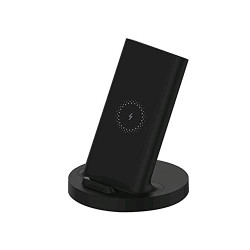 Vertical Wireless Charger Flash Charging Stand Holder Black