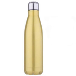 زجاجة مياه معزولة مفرغة من الهواء ذهبي