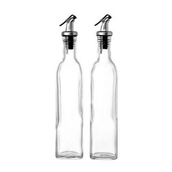 2 Pack 250ml 8.5oz Glass Oil Bottle, Oil and Vinegar