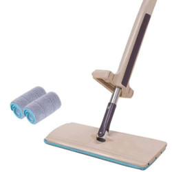 Squeeze Mop Flat Floor Self Cleaning Microfiber Mop Pad
