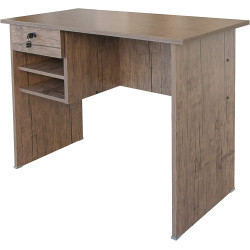 Solama MP1-9045 Desk Desk With Paper Shelf (Brown)