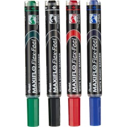 Maxiflo WB Marker Flex-Feel Wlt=4Pc