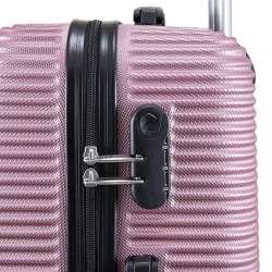  مجموعة حقائب سفر ذات هيكل صلب مضاد للخدش  من 3 قطع - Morning Rose
