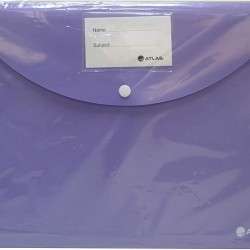 حقيبة مستندات أطلس D-Bag مع بطاقة وزر (أزرق)