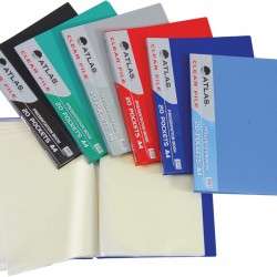 حافظة جيوب أطلس الشفافة A4 - 10 جيوب