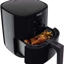 مقلاة هوائية من تشكيلة إسينشال 4.1 لتر 1400 وات HD9200/90 أسود