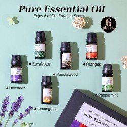  6pcs x 10 mL Essential Oils Set