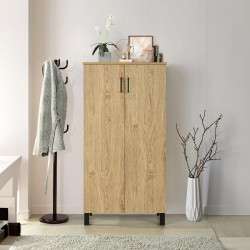 خزانة احذية طويلة متعددة الاغراض مكونة من 18 زوج مع بابين