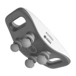 جهاز تدليك بوميدي إم جي 3 بأربعة رؤوس، مسدس تدليك 4 في 1 - رمادي