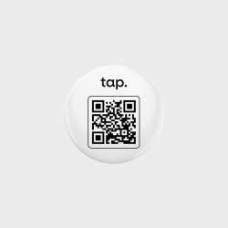 Tap NFC Sticker - Black and white