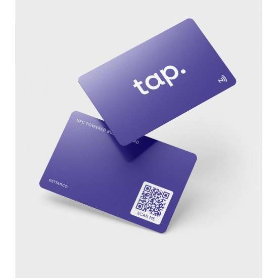 Tap NFC Business Card - Purple